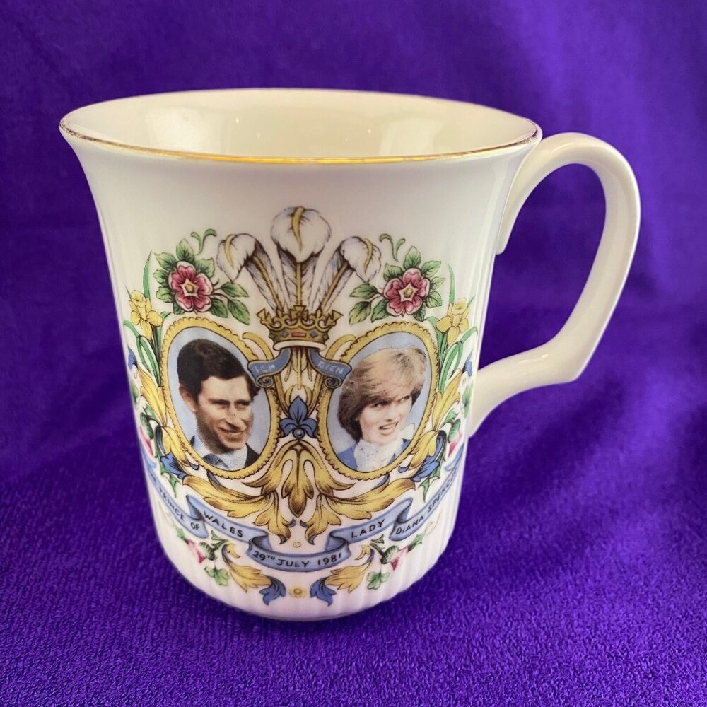 Royal Wedding Mug Prince Charles Lady Diana Spencer Royal Kent 1981 Coffee Cup